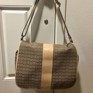 Authentic Coach computer/baby bag